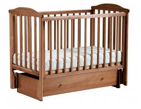 Кроватка ЛЕЛЬ (Кубаньлесстрой) Лютик АБ 15.4, классическая, универсальный маятник фотография 1