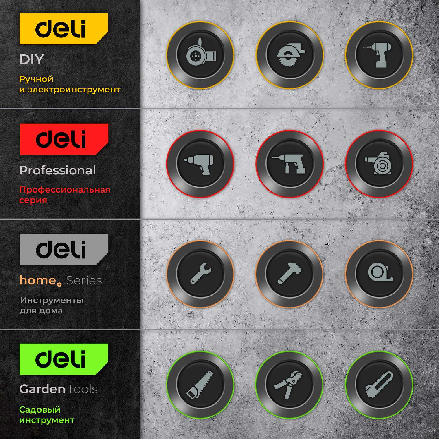 Профессиональная угловая шлифмашина DELI DE-JM115-1E (134514) фотография 18