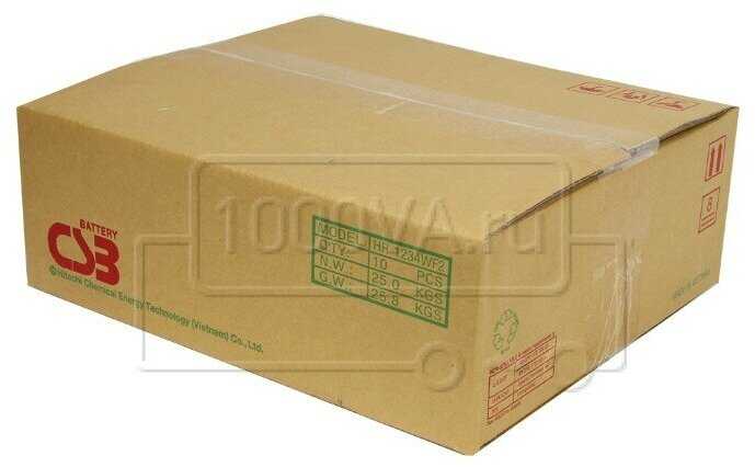 Аккумуляторная батарея CSB HR 1234W 12В фотография 12