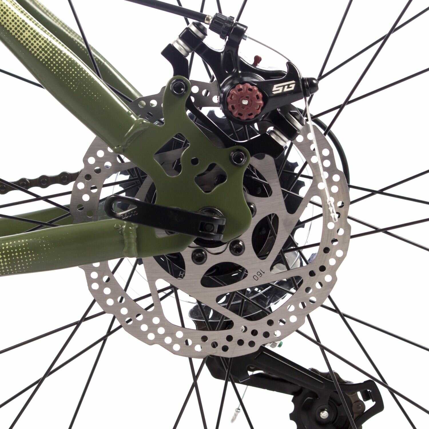 Подростковый горный (MTB) велосипед Foxx Caiman 24 (24SHD. CAIMAN.12RD4) фотография 6