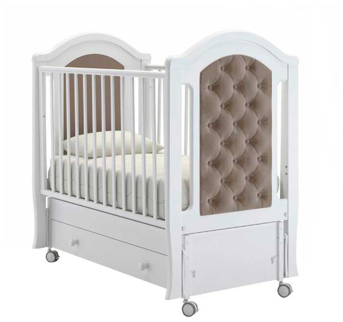 Детская кровать Nuovita Grazia swing продольный (Bianco/Белый)