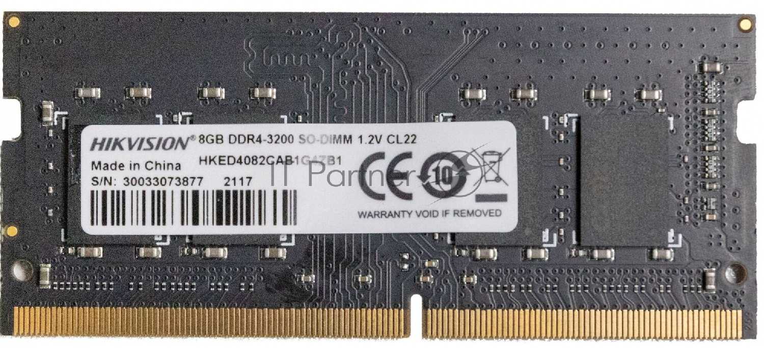 Оперативная память Hikvision 8 ГБ DDR4 SODIMM (HKED4082CAB1G4ZB1/8G) фотография 10