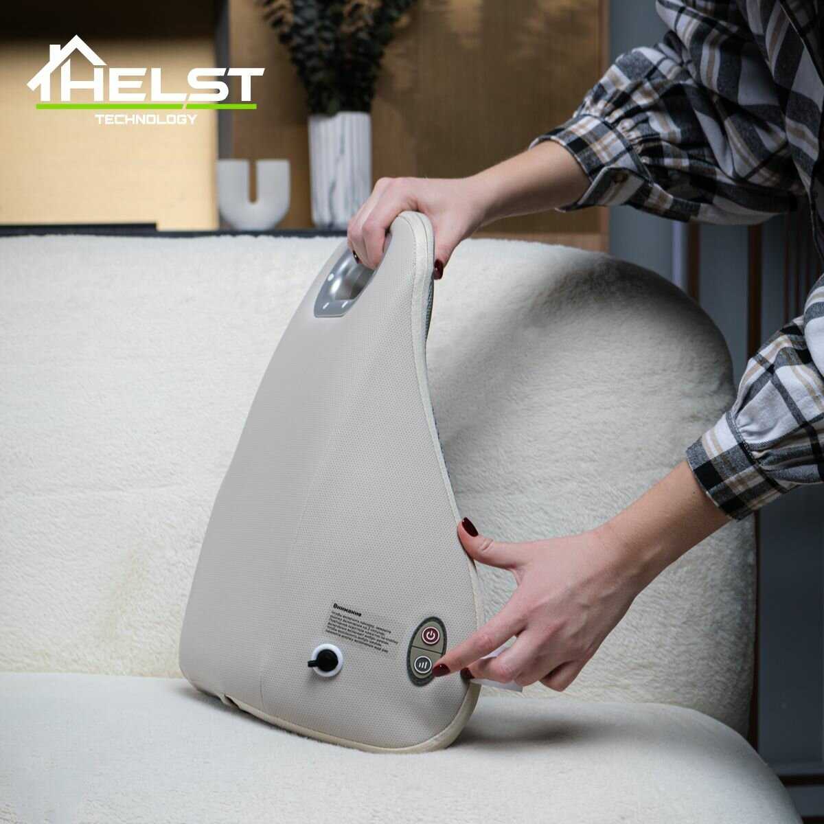 Портативный массажер HELST Портативный массажер с подогревом (HMC-600GY) фотография 5