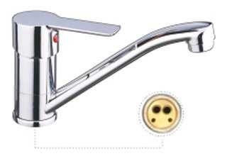 Смеситель для раковины (умывальника) Accoona H08 A5208, рычажный фотография 1