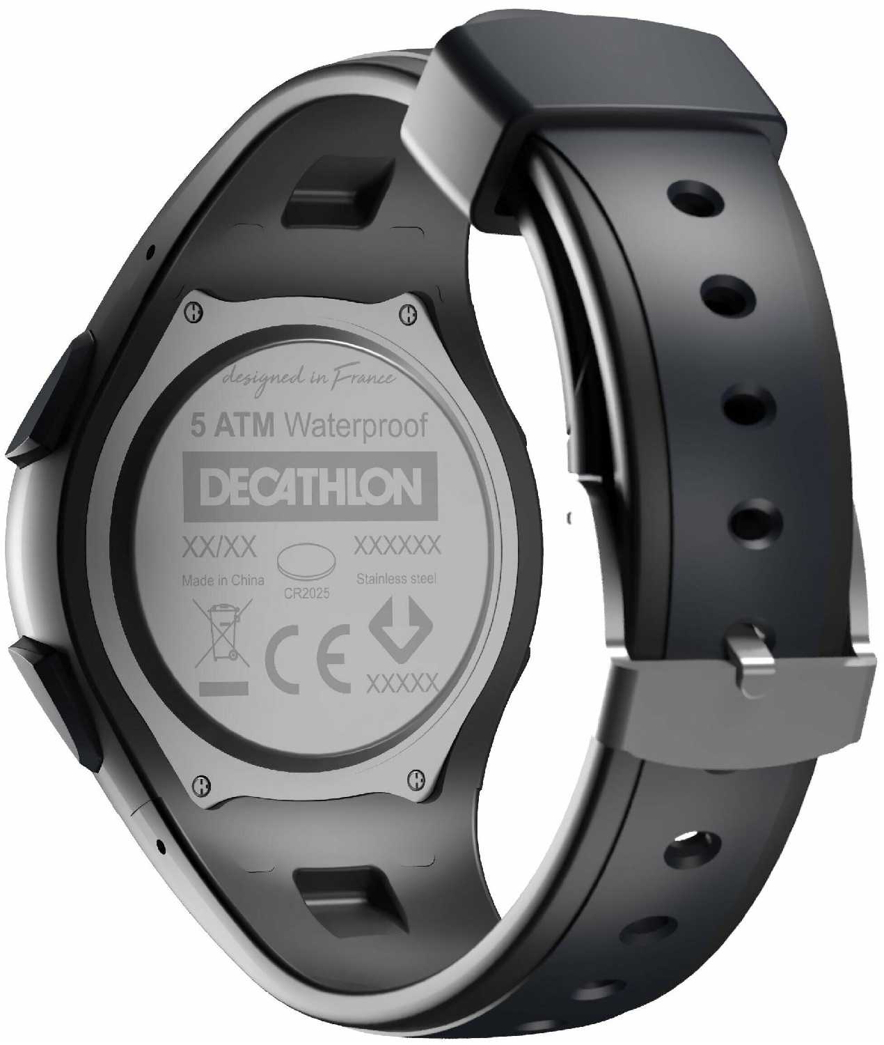 Часы-секундомер для бега W200 m темно-синие KALENJI X Decathlon фотография 3