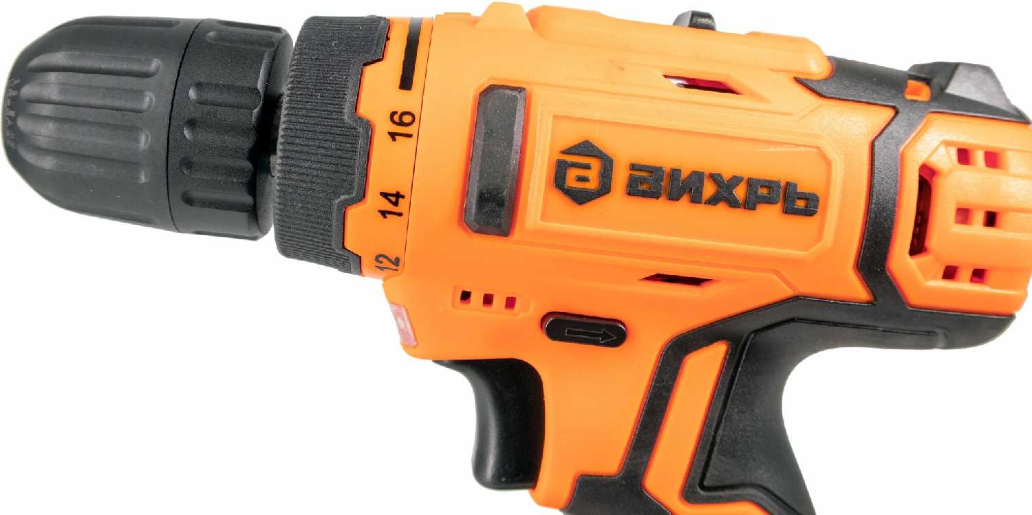 Аккумуляторная дрель-шуруповерт ВИХРЬ ДА-24Л-2К фотография 4