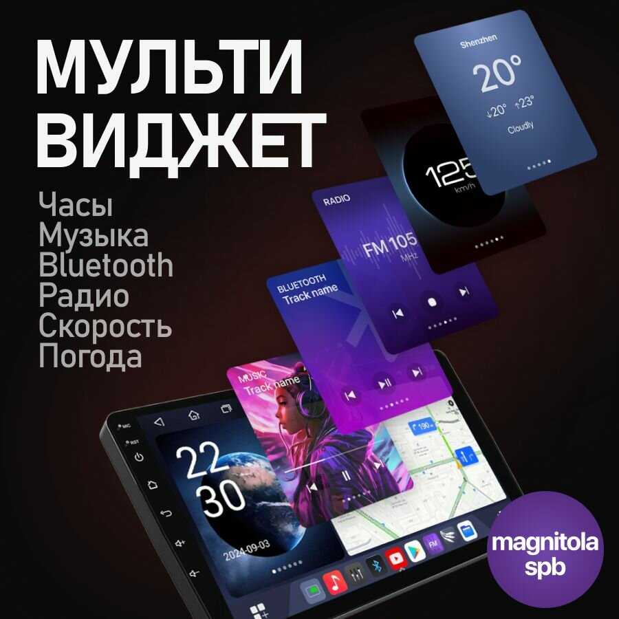 Магнитола Mitsubishi TS10S (4+32GB) фотография 10