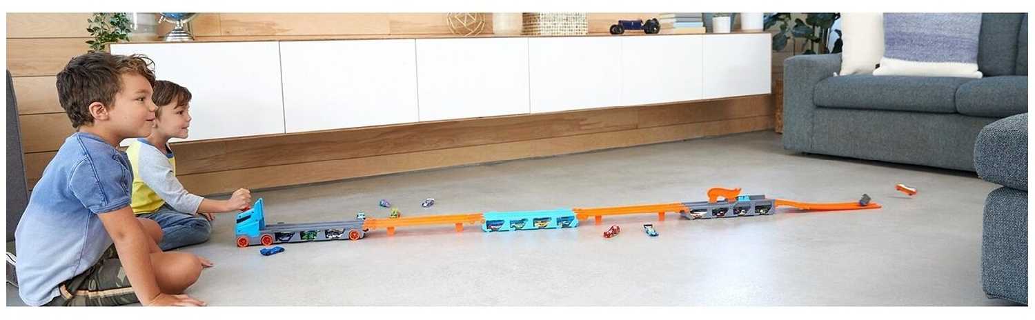 Трек Hot Wheels Сити Грузовик-автотрек (GVG37) фотография 3