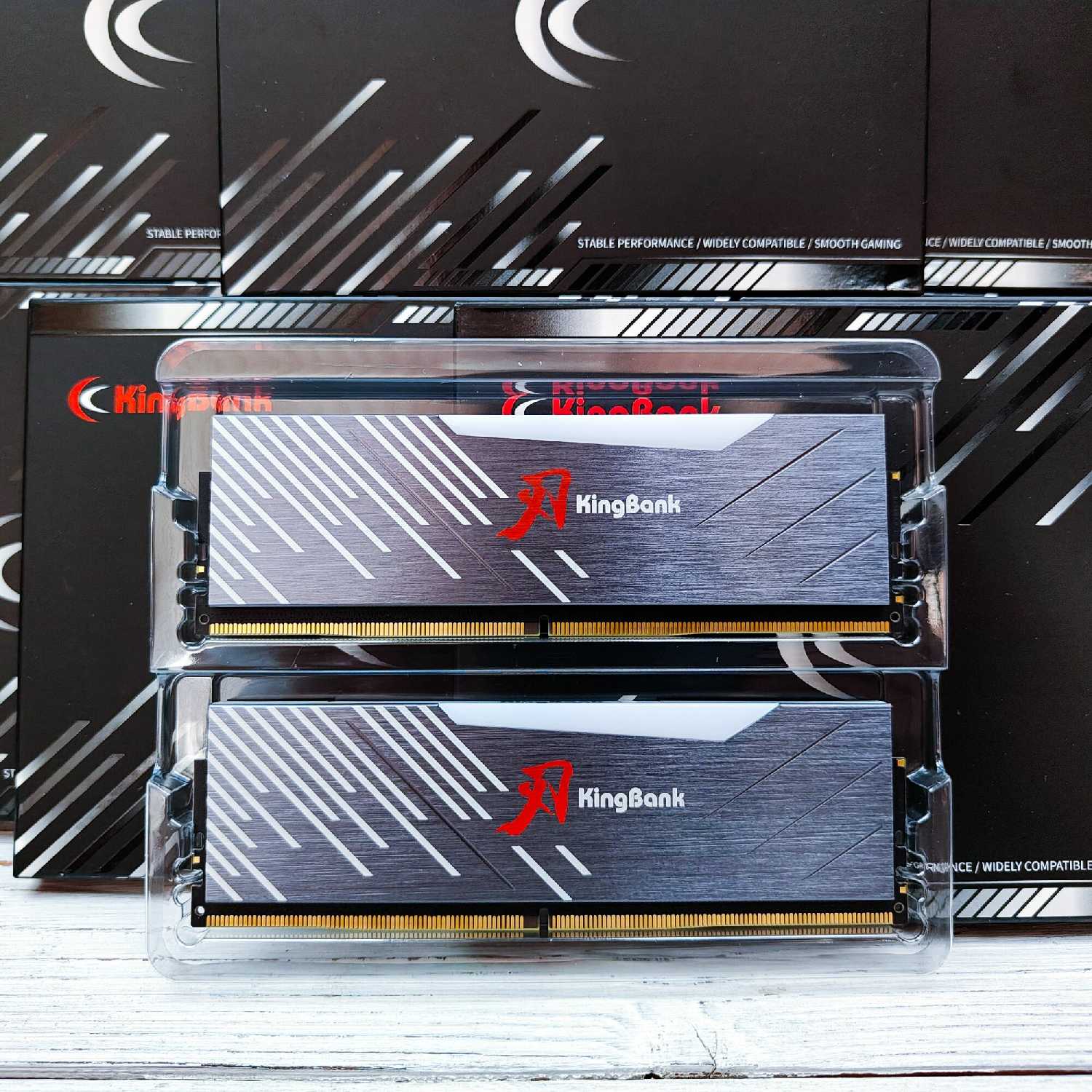 Оперативная память KingBank Sharp Blade (2x16 ГБ) DDR5 6400MHz фотография 4