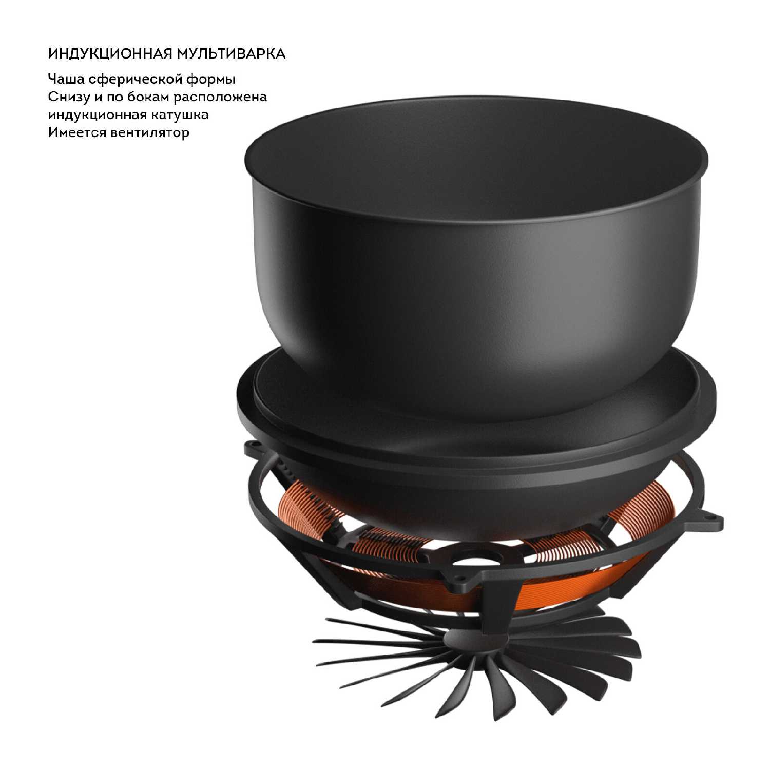 Мультиварка индукционная GALAXY LINE GL2647 фотография 7