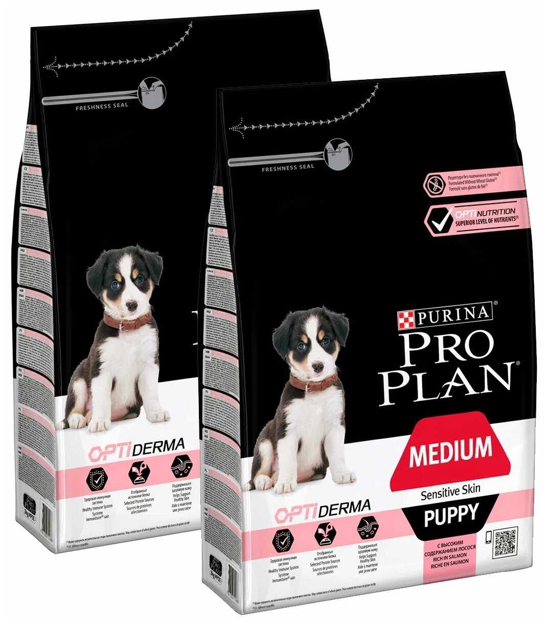 Корм Pro Plan для щенков с чувствительной кожей