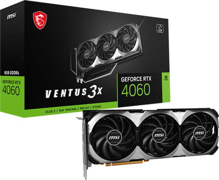 Видеокарта MSI GeForce RTX 4060 Ventus 3X (8GB) фотография 8
