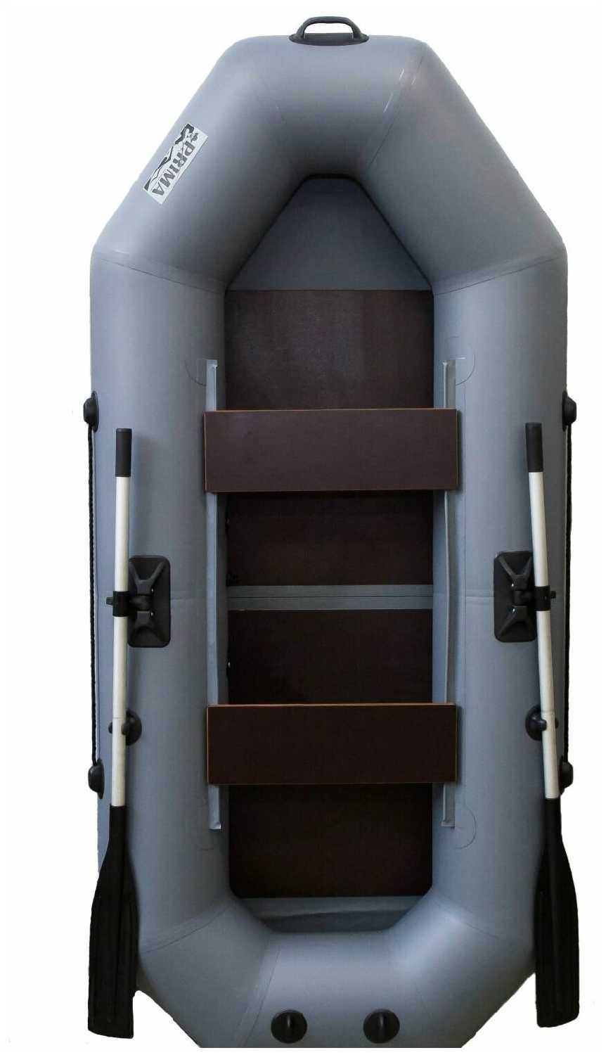 Надувная лодка Прима 240 СД ТР с жестким дном и транцем фотография 1