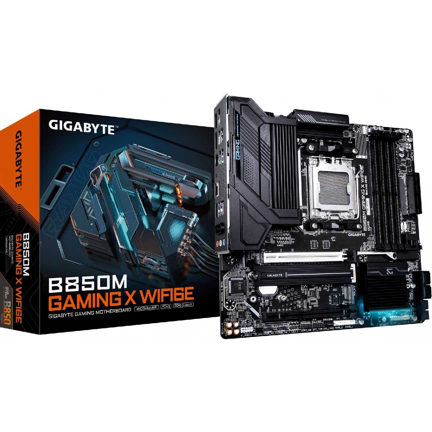 Материнская плата Gigabyte B850M GAMING X (WF6E), SocketAM5, AMD B850, mATX фотография 6