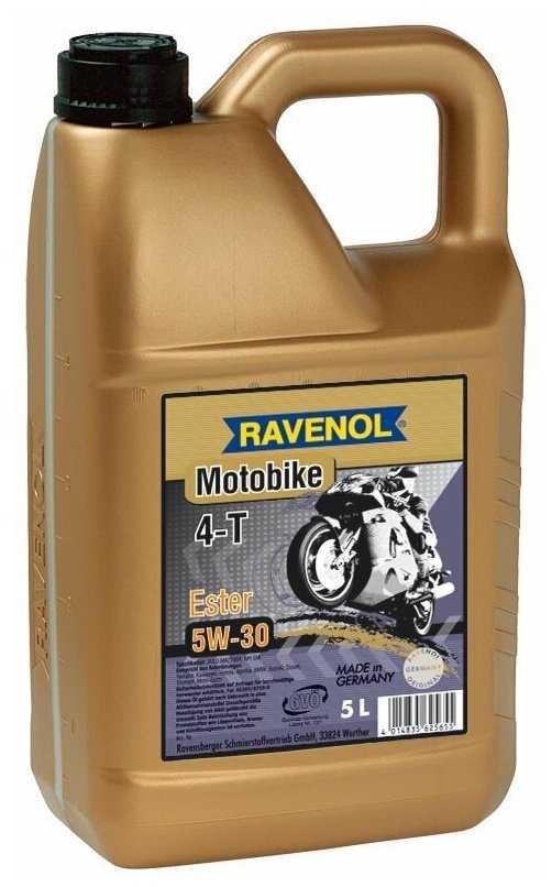 Синтетическое моторное масло RAVENOL Motobike 4-T Ester SAE 5W-30 фотография 6