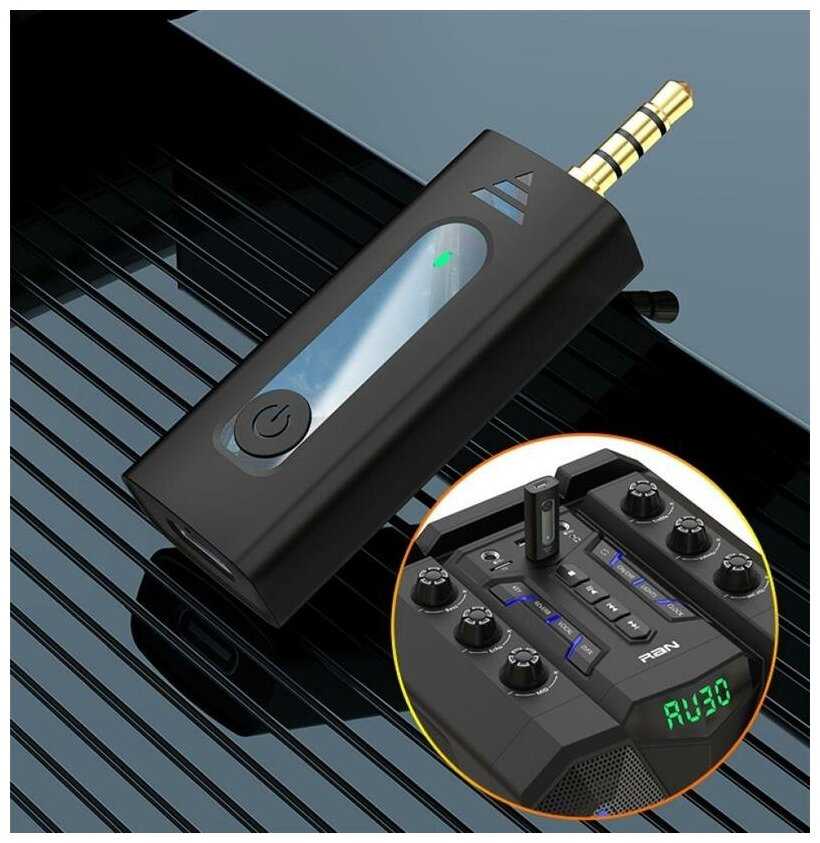 Петличный микрофон беспроводной 3.5mm AUX K35 фотография 4