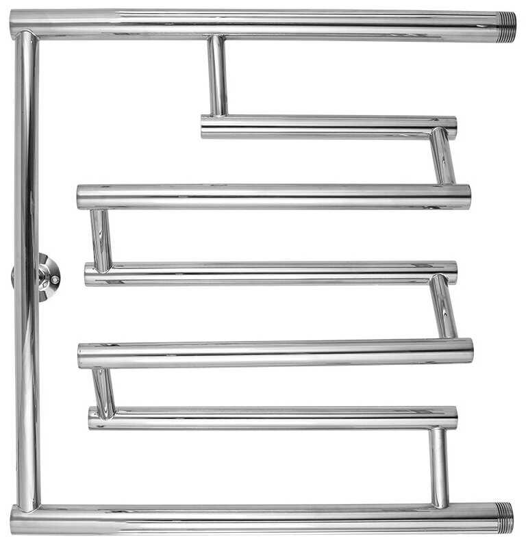 Водяной полотенцесушитель Energy Prima 500х500 цвет хром