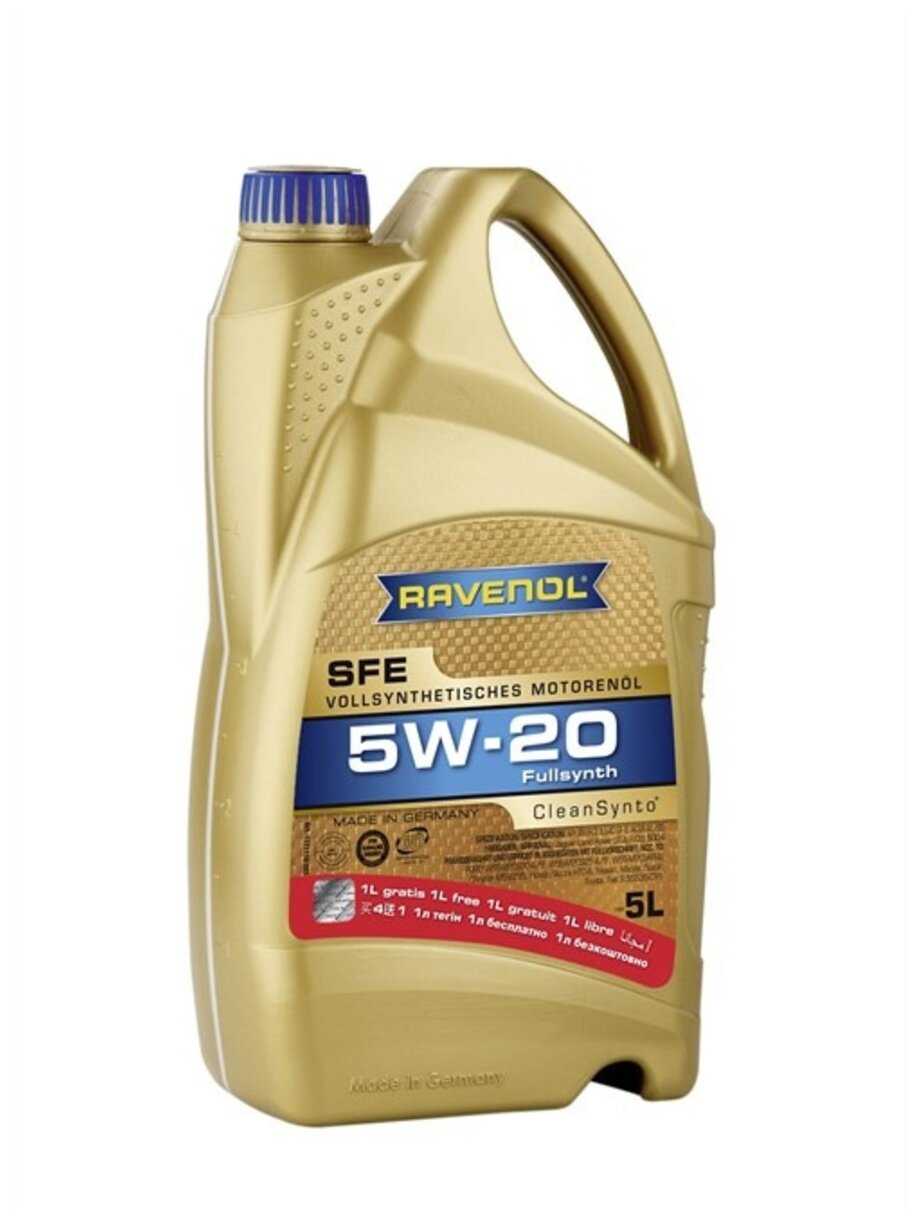 Синтетическое моторное масло RAVENOL Super Fuel Economy SFE SAE 5W-20 фотография 1