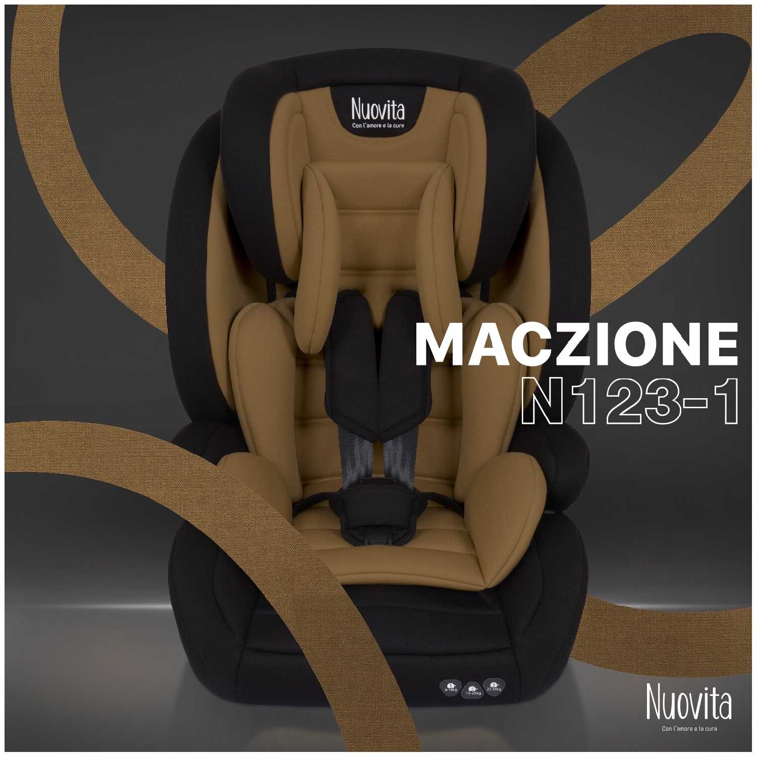 Автокресло Nuovita Maczione N123-1 фотография 11