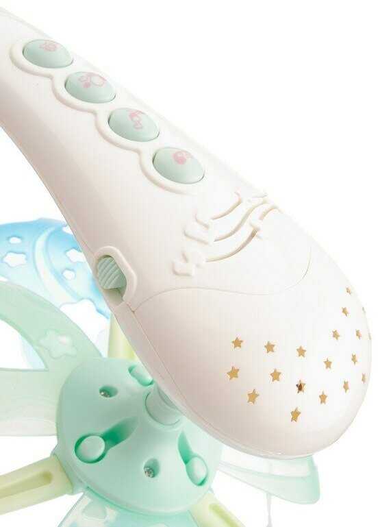Музыкальная карусель Музыкальная карусель с проектором для кроватки (M6908-1) фотография 4