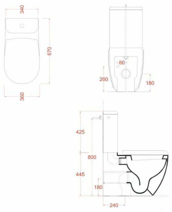 Чаша унитаза напольная the.artceram File 2.0 FLV003 с горизонтальным выпуском фотография 1
