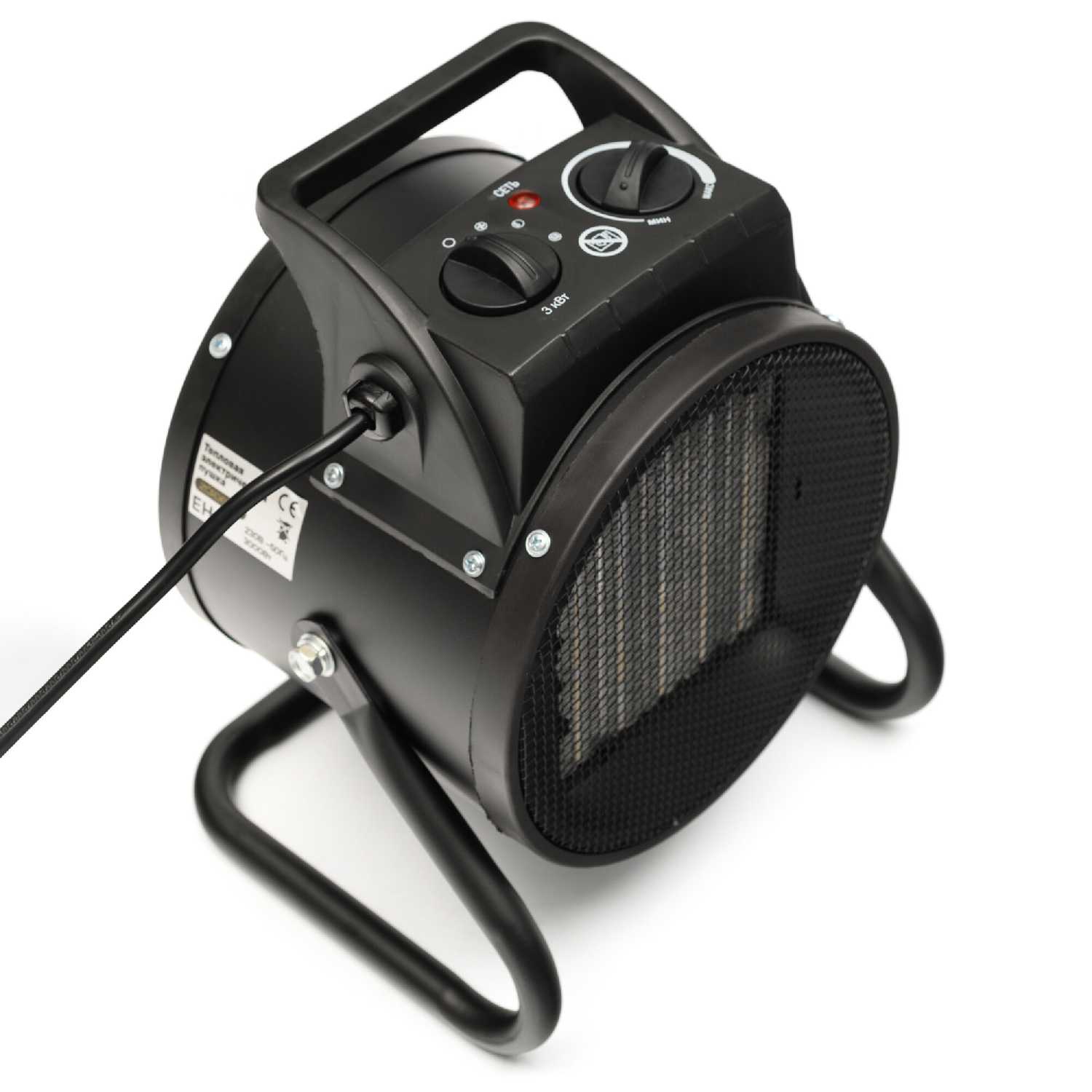 Электрическая керамическая тепловая пушка ZORGEPRO EH-3 (3 кВт) фотография 10