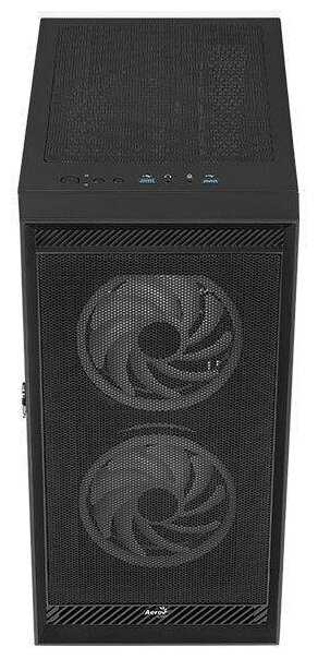 Корпус ATX Aerocool Graphite-G-BK-v2 Без БП чёрный фотография 10