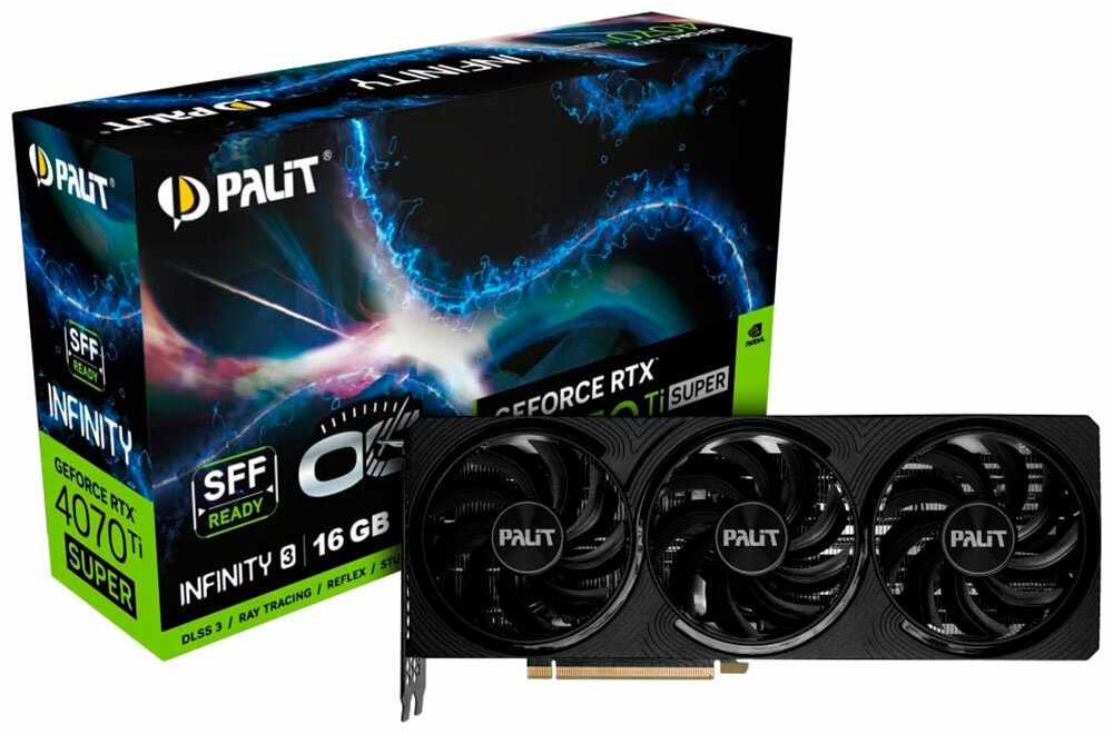 Видеокарта Palit NVIDIA GeForce RTX 4070TI Super Infinity 3 OC 16ГБ GDDR6X (ned47tss19t2-1043s) фотография 5