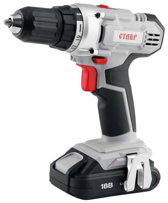 Аккумуляторная дрель-шуруповерт СТАВР ДА-18/2ЛМ