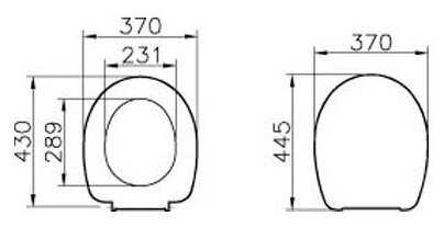 Унитаз с инсталляцией подвесной VitrA Normus 9773B003-7202 с горизонтальным выпуском фотография 3