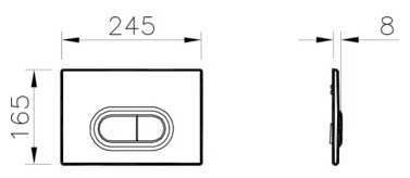 Унитаз с инсталляцией подвесной VitrA Normus 9773B003-7202 с горизонтальным выпуском фотография 4