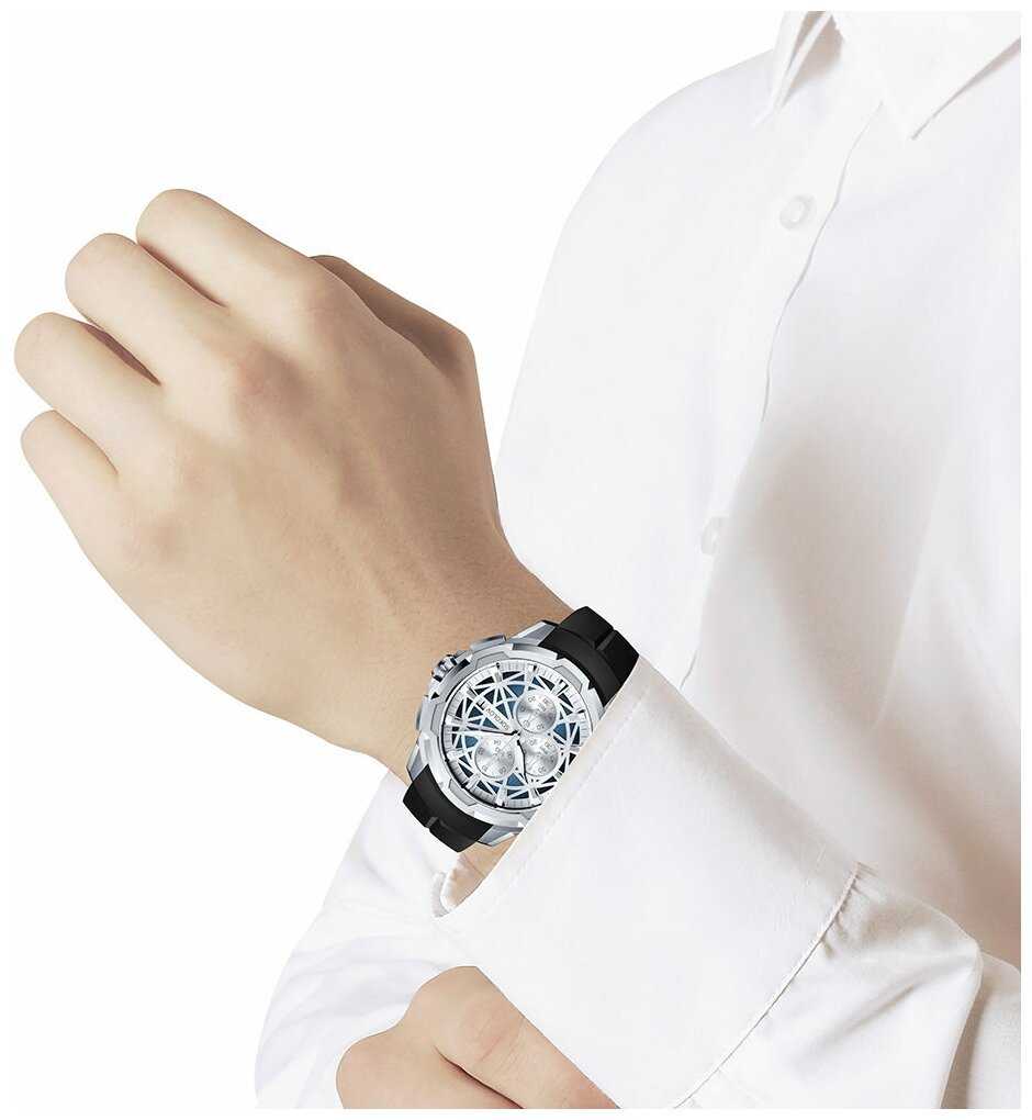 Мужские стальные часы соколов 344.71.00.000.03.01.3 фотография 2