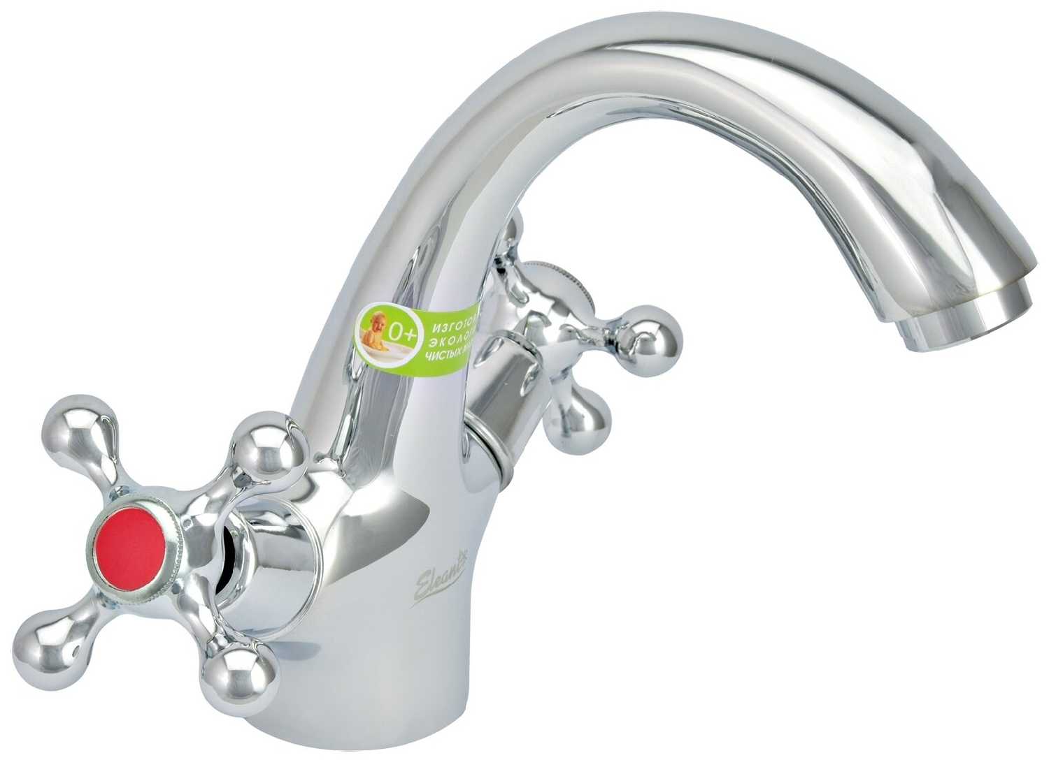 Смеситель для раковины (умывальника) Eleanti Opal ELT1010, вентильный фотография 1
