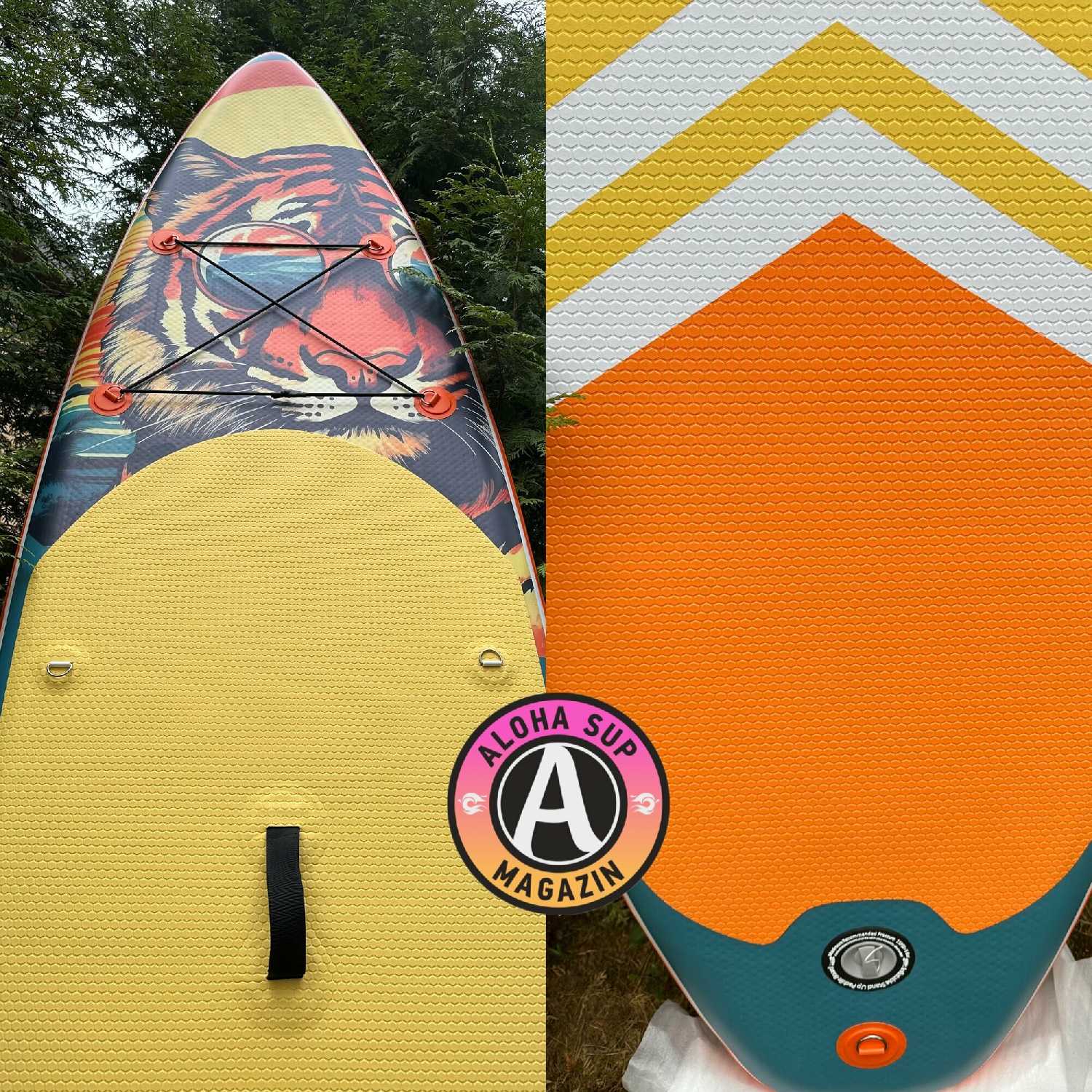 Сап-каяк ALOHA Тигр и пальма (335 х 81 х 15) фотография 4