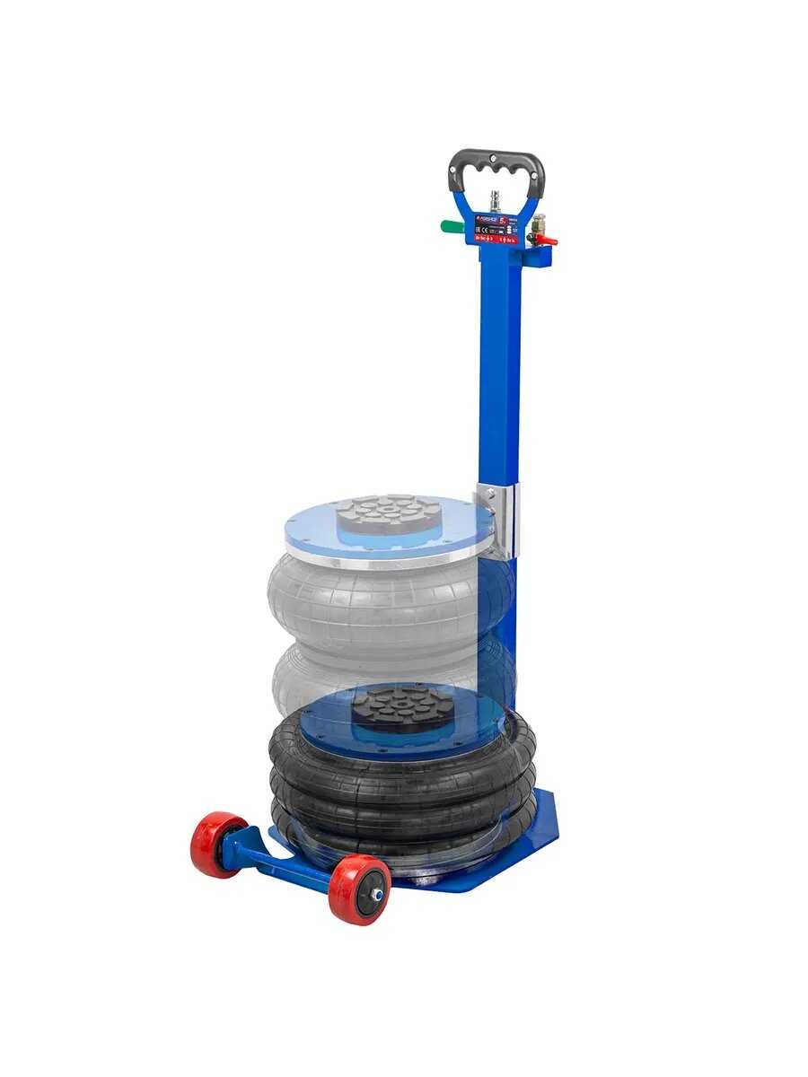 Подкатной домкрат пневматический 3т (145-420мм)