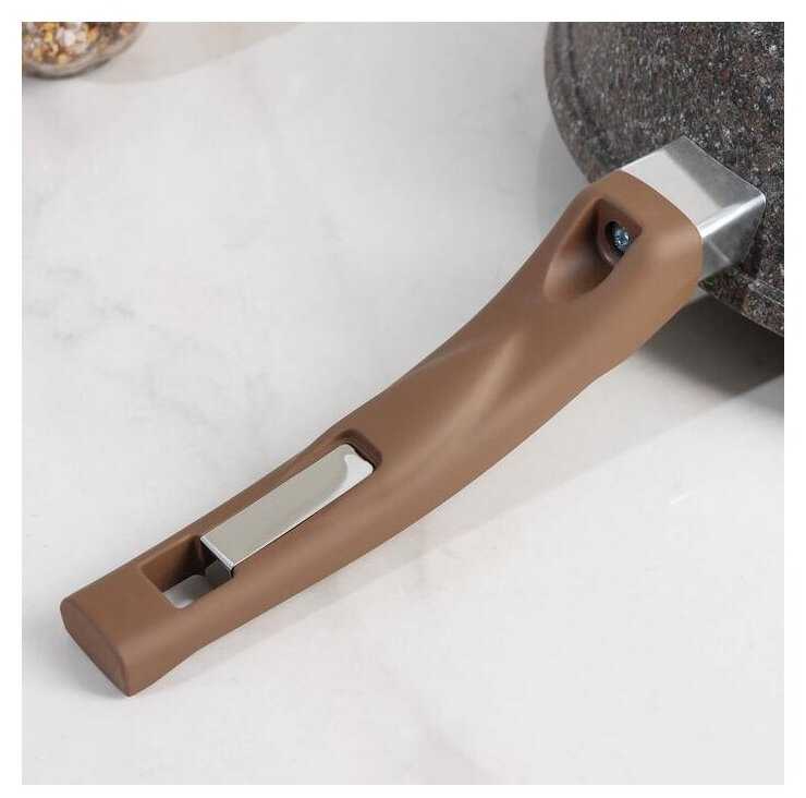 Сковорода Мечта 28см Премиум с антипригарным покрытием с несъемной ручкой 28902 фотография 5