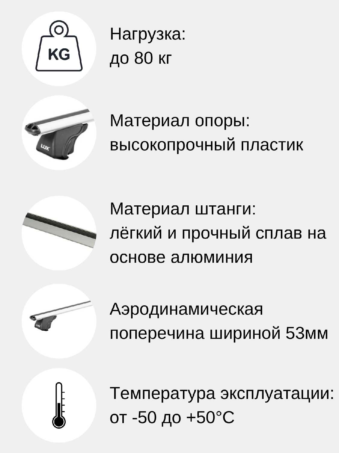 Багажник на крышу Geely Emgrand X7 2014-… LUX аэро-классик фотография 1