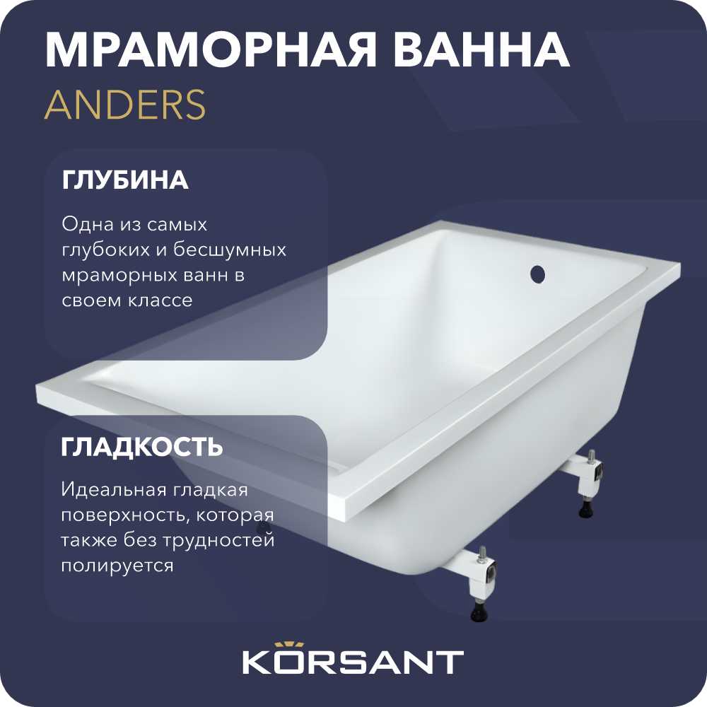 Ванна Korsant Anders (180х70) фотография 1