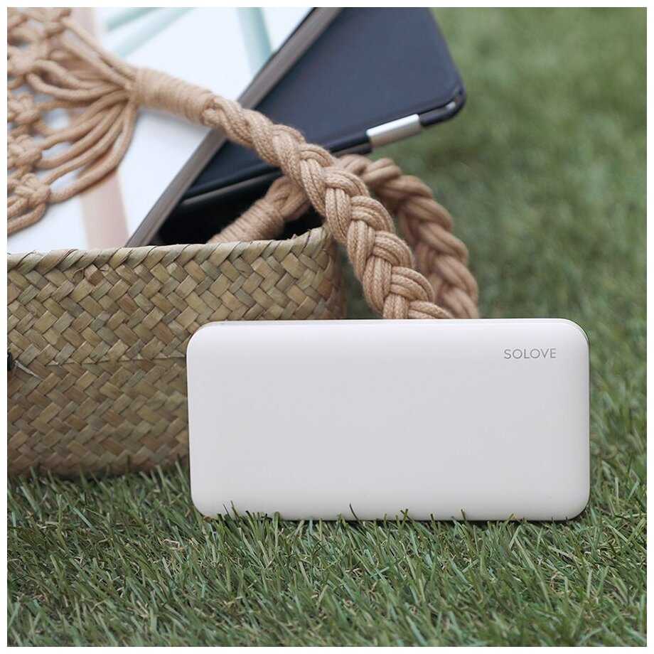 Портативный аккумулятор Xiaomi SOLOVE 001M+ (10000mAh) фотография 2