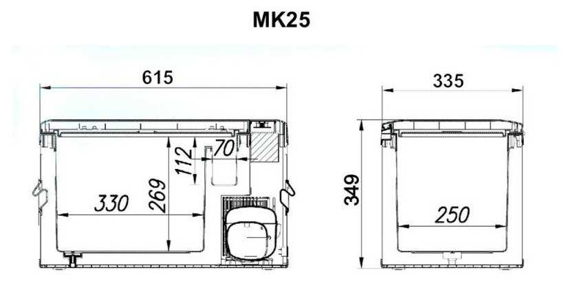 Автохолодильник Alpicool MK25 фотография 11