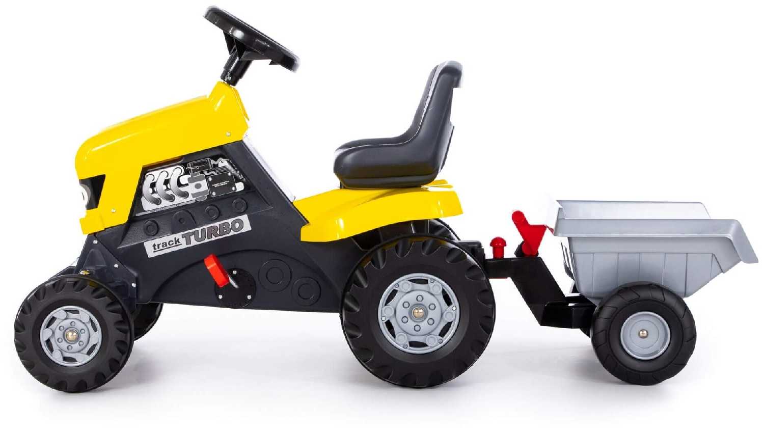 Веломобиль Полесье Трактор Turbo с полуприцепом фотография 7