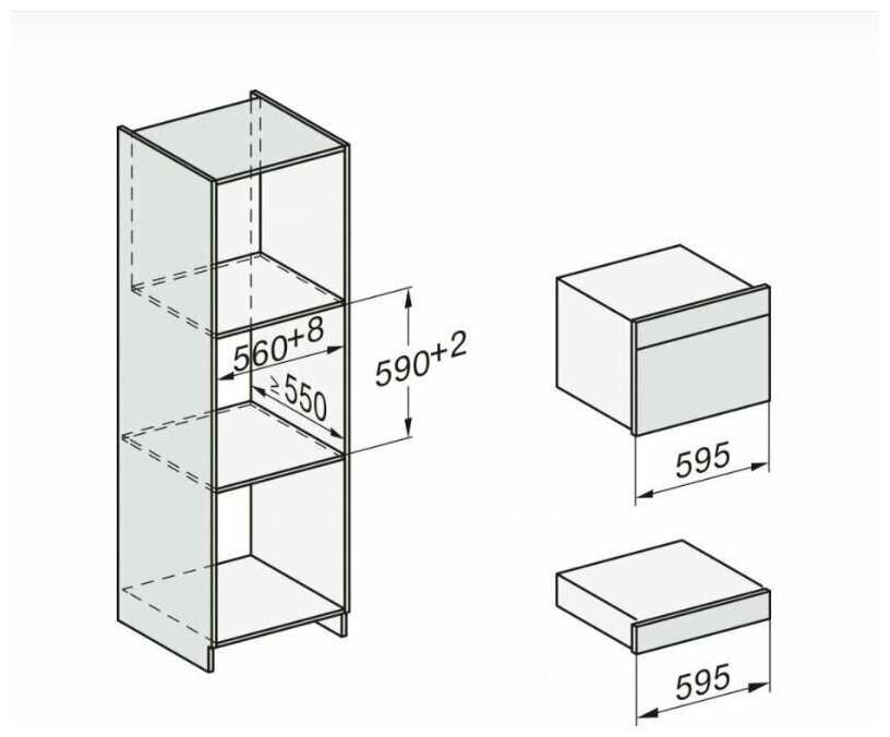 Встраиваемый подогреватель посуды Miele ESW7010 фотография 10