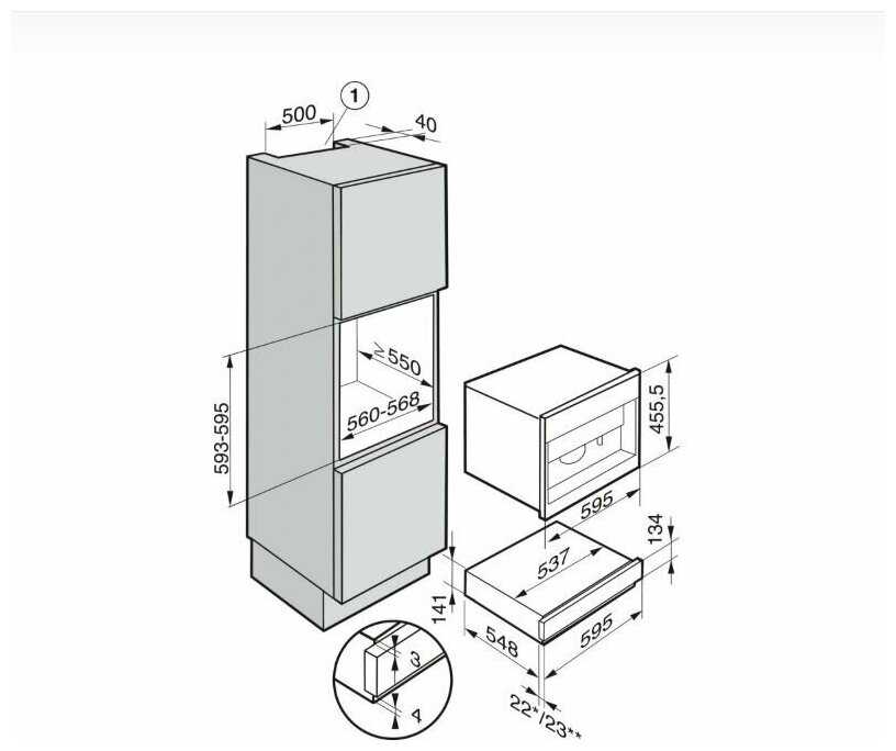 Встраиваемый подогреватель посуды Miele ESW7010 фотография 9