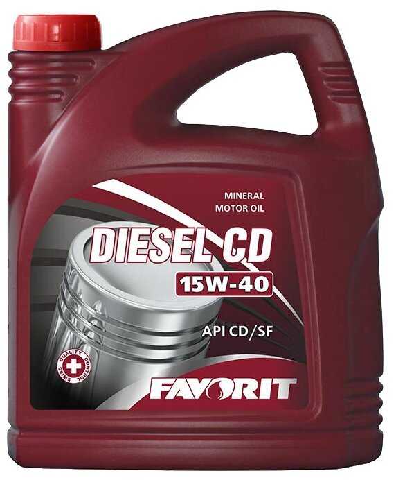 Минеральное моторное масло Favorit Diesel CD 15W-40 фотография 1