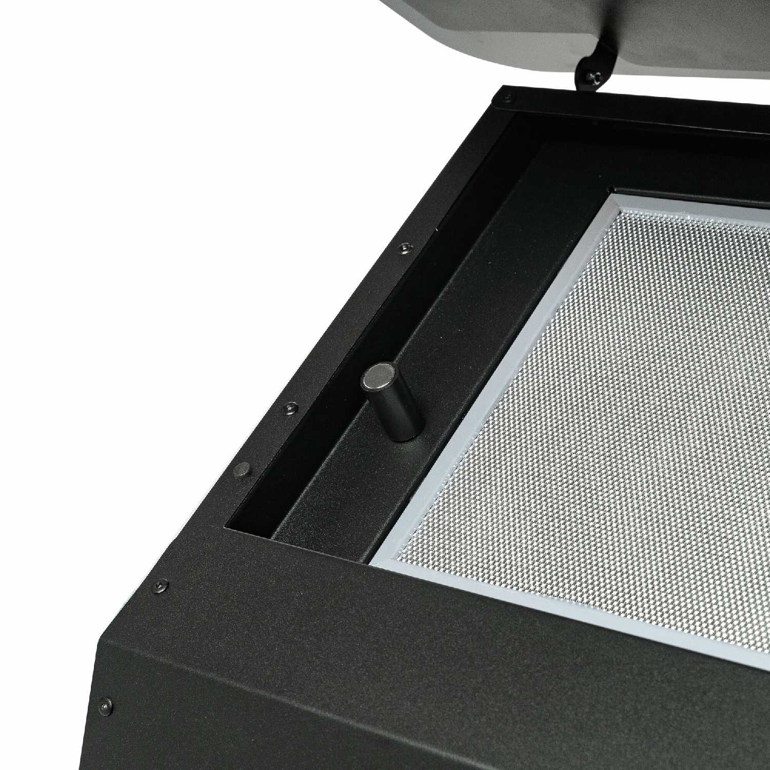Наклонная стеклянная кухонная вытяжка DeLonghi Arco 606 NB фотография 3
