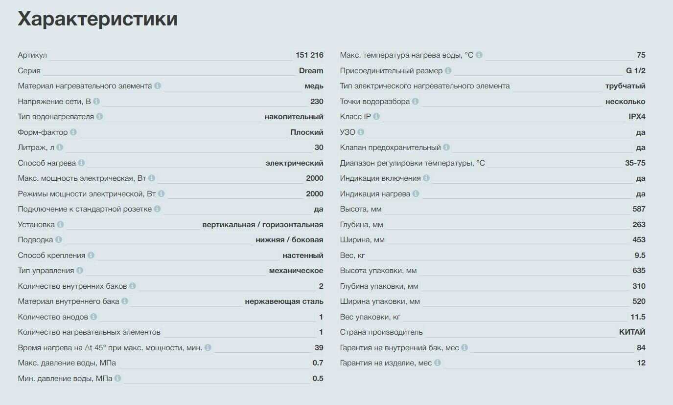 Водонагреватель Thermex Dream 30 фотография 5