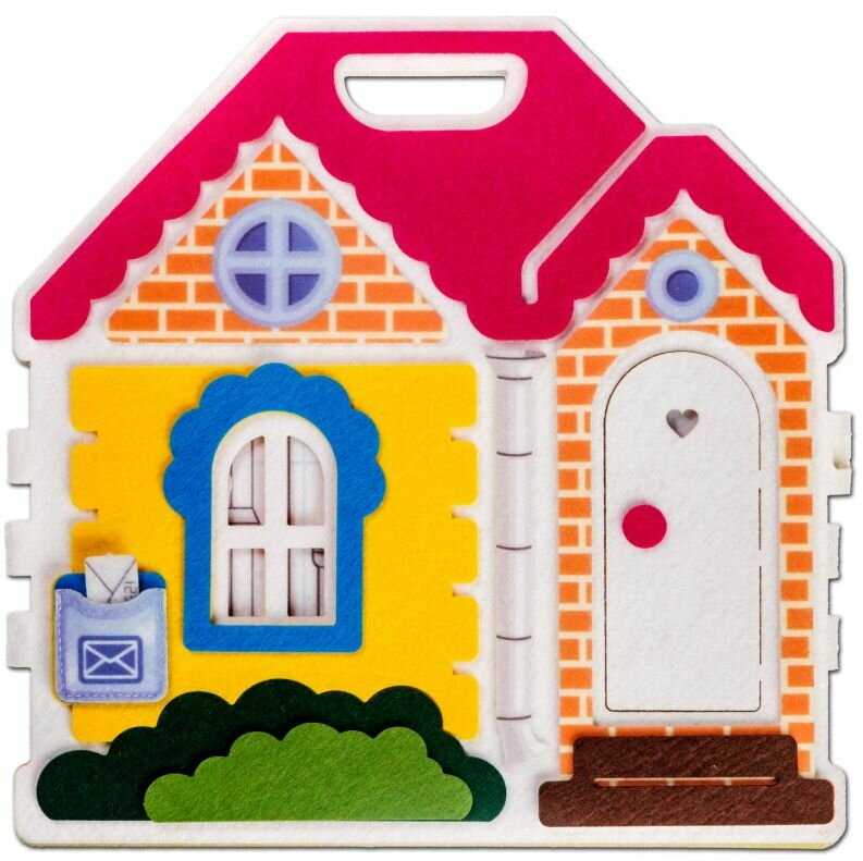 Развивающая книжка-игрушка из фетра Smile Decor В гостях у Алисы