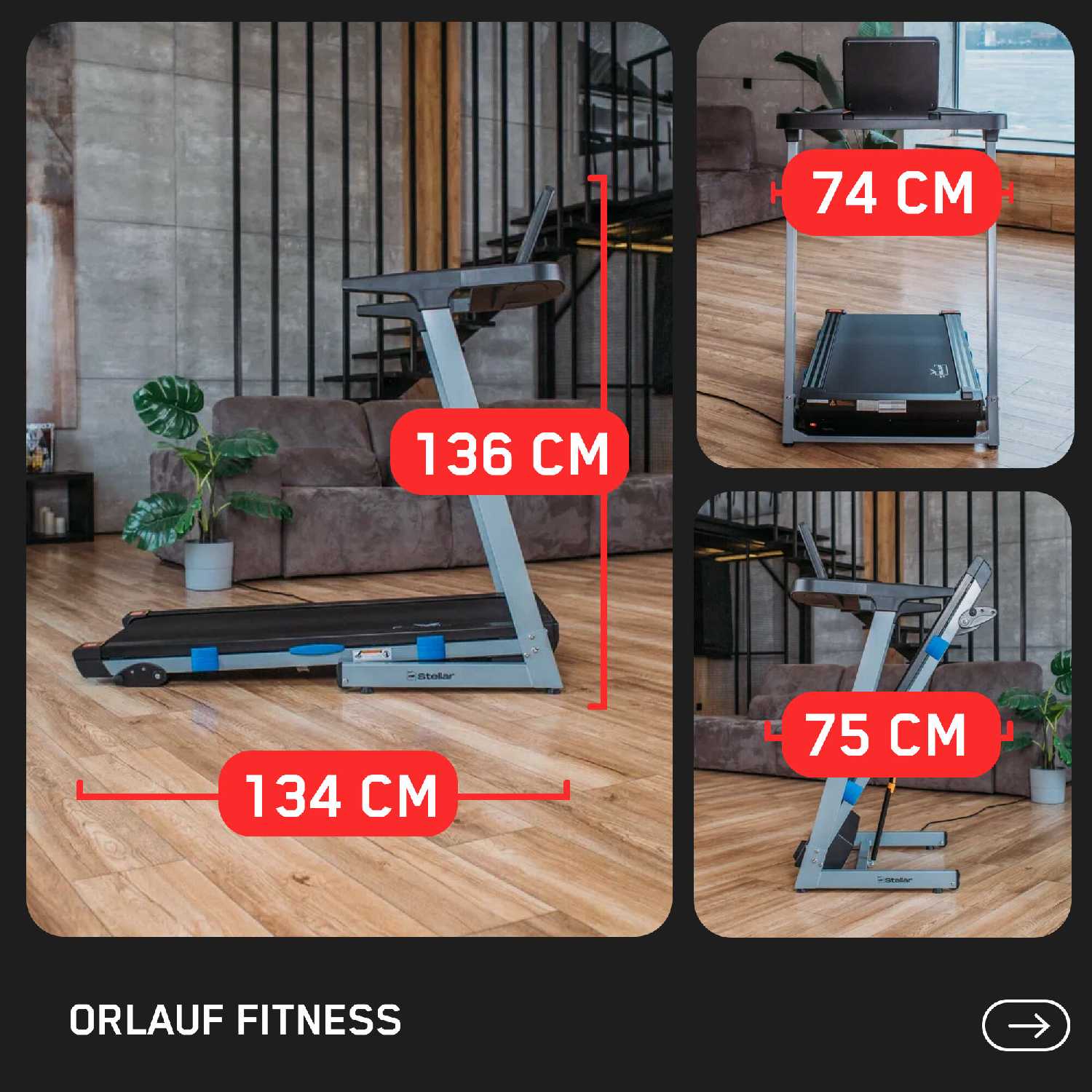 Беговая дорожка Orlauf Stellar фотография 3