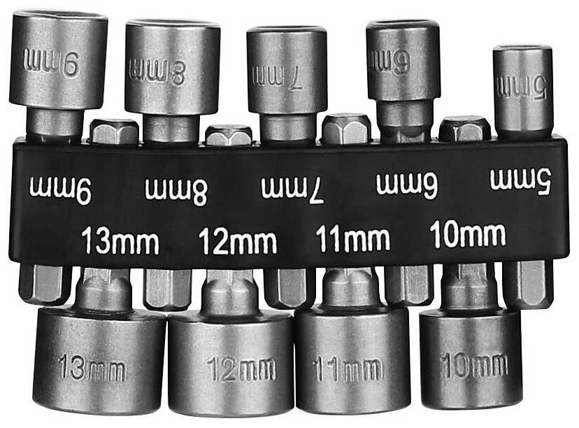 Набор торцевых головок DEKO BS09 065-0583, 9 предм. фотография 1