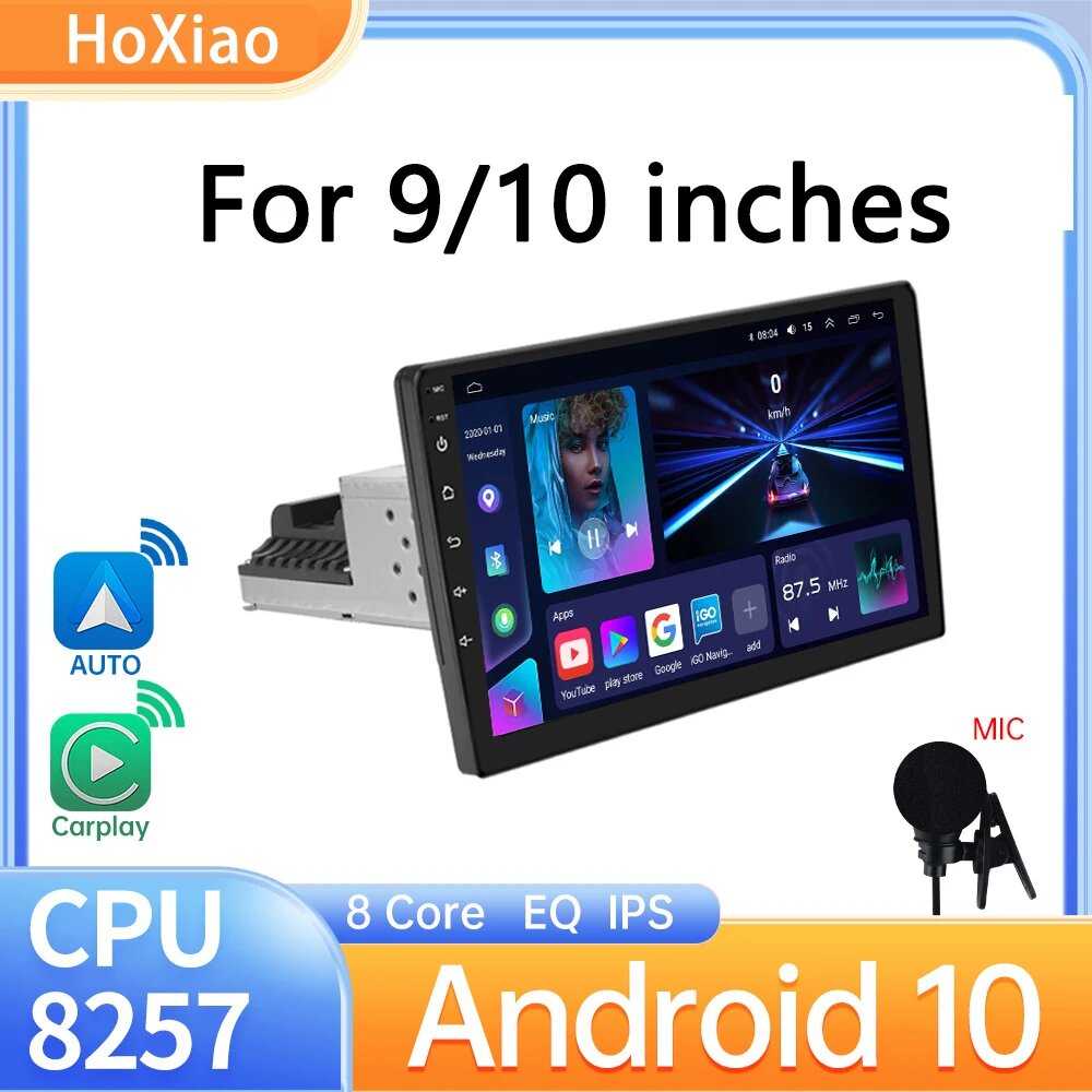 Автомагнитола 1 Din Android 9/10 (9-4G-64G-Carplay) фотография 1